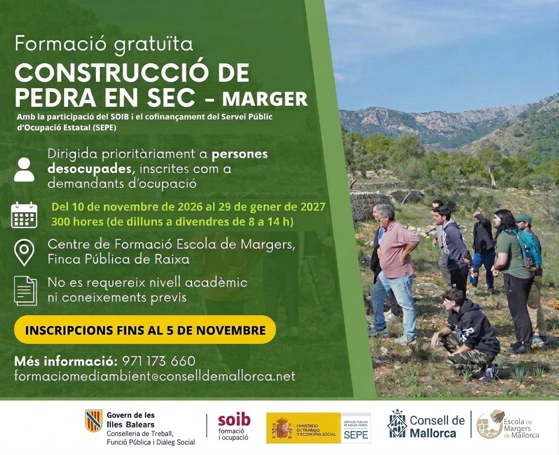 Formació: Construcció de pedra en sec - Marger